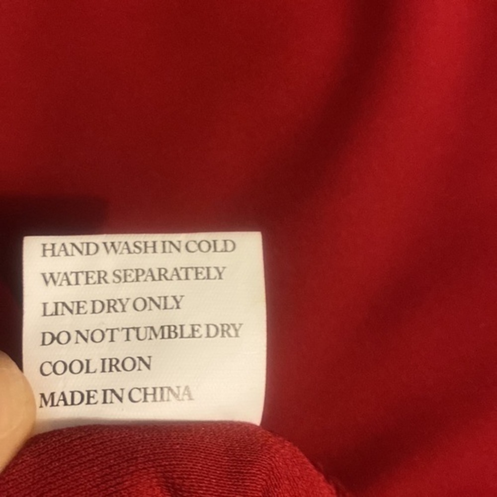 Abyss by Abby
SLEEVE PLUNGE V
NECK Gold BELTED DOUBLE HIGH SLIT MAXI Red DRESS S - Picture 8 of 14